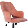 Upholstered Task Chair/ Home Office Chair- coral