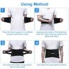 Back Support Belt for Women Size-S, Lumbar Support, Back Support Belt, Scoliosis Back Brace, Adjustable Air Mesh Back Brace with 5 Stays for Lower Bac