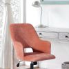 Upholstered Task Chair/ Home Office Chair- coral