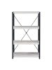 Jurgen Bookshelf; Antique White & Black YF