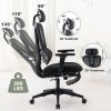 Ergonomic Mesh Office Chair with 4D Adjustable Armrest,High Back Desk Computer Chair,Ergonomic Office Chair with Wheels for Home & Office