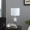 25" In Ambros Textured Silver Chrome Urn Table Lamp