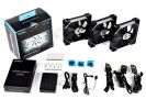 Lian Li UNI Fan SL120 RGB Black 3x 12cm Fan Pack with Controller - UF-SL120-3B