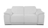 Global United Genuine Italian Leather Power Reclining Loveseat