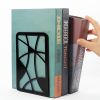 Metal Book Stand Square Rectangular Book Stand Student Study Supplies Reading Rack Hollow Book Stand Retro Book Clip Book Block