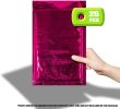 Pack of 25 Hot Pink Bubble Mailers 7.25 x 7 Padded Envelopes 7 1/4 x 7 Peel and Seal Closure Glamor Metallic; Shipping Bags for Mailing Packaging and