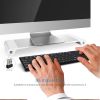 Rii K12+ Mini Wireless Keyboard with Large Touchpad Mouse&Qwerty Keypad, Stainless Steel Portable Wireless Keyboard with USB Receiver for MacBook/iPad