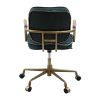 Siecross Office Chair; Emerald Green Leather 93171