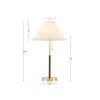 Bromley Two Tone Pull-chain Table Lamp