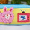 [See a Movie] Embroidered Applique Pencil Pouch Bag / Cosmetic Bag / Carrying Case (7.5*2.5*1.6)