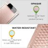 Metallic Rose Gold Bubble Mailers 5 x 9; Poly Padded Envelopes Pack of 25; Self Adhesive Padded Shipping Envelopes; Peel and Seal Mail Bubble Envelope