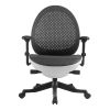 Techni Mobili Deco LUX Executive Office Chair; White