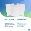 Pack of 25 White Rigid Mailers 6 x 8 Paperboard Photo Mailers 6x8 Stay Flat No Bend Mailers with Self Sealing Closure; Documents Chipboard Envelopes f