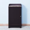 Bathroom Cabinet Wooden Living Room Espresso cabinet with a Door