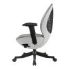 Techni Mobili Deco LUX Executive Office Chair; White