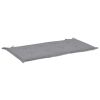 Garden Bench Cushion Gray 39.4"x19.7"x1.2"