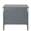 2 Door Wooden Cabinets, Gray Wood Cabinet Vintage Style Sideboard for Living Room Dining Room Office