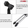 Desktop Microphone Stand Table Desk Mic Holder Tripod Stands Clip Holder Foldable Mount Clamp Podcast Recording 5 Core MS RBS