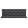 Cushion for Swing Chair Anthracite 70.9" Fabric