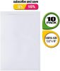 Pack of 10 White Kraft Bubble Padded Envelopes 12.5 x 18 Bubble Mailers. Self Seal Envelopes. White Cushion Envelopes 12 1/2 x 18 for Mailing Packing