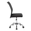 Techni Mobili Modern Armless Task Chair; Black