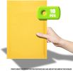 Pack of 10 Yellow Kraft Bubble Mailers 8.5 x 13 Paper Cushion Padded Envelopes 8 1/2 x 13 Shipping Bags with Peel and Seal for Mailing Packing and Pac