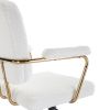 Teddy Velvet Makeup Office Desk Chair Bling Desk,Cute Vanity Chair with Side Arms and Wheels 360Â¬âˆž,Bling Desk Nail Desk for Women, Adjustable Height,W