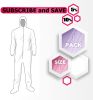 Hazmat Suit Disposable Coverall. White Protective Suit XX-Large. 60 gsm SMS Painters Suit with Attached Hood; Boots; Zipper Front. Unisex Painters Cov