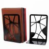 Metal Book Stand Square Rectangular Book Stand Student Study Supplies Reading Rack Hollow Book Stand Retro Book Clip Book Block