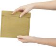 Pack of 10 Kraft Padded Bubble Mailers 7.25 x 7 Natural Brown Kraft Bubble Envelopes 7 1/4 x 7 Peel and Seal Envelopes Bulk Shipping Bags for Mailing