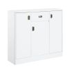 Pagan Server in White High Gloss Finish DN00742