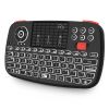 Rii i4 Mini Wireless Bluetooth Dual Mode Keyboard with Touchpad, Blacklit Portable Wireless Keyboard with 2.4G USB Dongle for Smartphone,PC