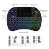 Rii X8 Portable 2.4GHz Mini Wireless Keyboard Controller with Touchpad Mouse Combo,8 Colors RGB Backlit,Rechargeable Li-ion Battery for Google Android