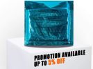 Teal Bubble Mailers 7.25 x 7; Pack of 25 Padded Cushion Mailing Envelopes 7 1/4 x 7 Shipping Bags with Peel and Seal; Glamour Teal Metallic Foiled Bag