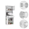 Hopkins 1-Drawer 3-Shelf Pantry Cabinet White