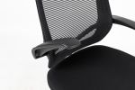 Mid task office chair with flip up arms, tilt angle max to 105 Â¬âˆž,300LBS,Black