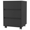 Eagle Creek 3-Drawer Rectangle Filing Cabinet Black Wengue