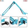 5Core Microphone Mic Suspension Boom Scissor Arm Desk Stand Mount Holder 2Pc MS ARM BLU+RED