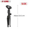 Mini Microphone Stand Tripod Universal Adjustable Desk Microphone Stand Portable Foldable Table Top Desktop Stand with Small Plastic Microphone Clip 5