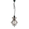 Perth Wooden Chandelier With Metal Chain And One Bulb Holder; White