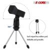 Desktop Microphone Stand Table Desk Mic Holder Tripod Stands Clip Holder Foldable Mount Clamp Podcast Recording 5 Core MS RBS