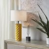 [Only support Drop Shipping Buyer] Macey Geometric Ceramic Table Lamp