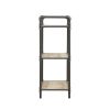 Itzel Bookshelf in Antique Oak & Sandy Gray YF