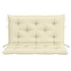 Cushion for Swing Chair Cream White 39.4" Fabric