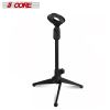 5 Core 4 Pcs Adjustable Desktop Microphone Stand Mini Tripod Tabletop Foldable Mic Clip MS MINI TRI BLK 4PCS