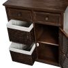 Niobe 31'' Tall Solid Wood 4- Drawer Accent Chest-WALNUT