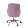 Hamilton Office Chair in Pink Top Grain Leather OF00399