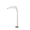 72" Kiery 4 Arm Aluminum Led Arc Floor Lamp