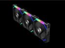 Lian Li UNI Fan SL120 RGB Black 3x 12cm Fan Pack with Controller - UF-SL120-3B