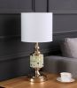 23" Layla Rose Gold Bohemian Glass Mosaic Modern Table Lamp